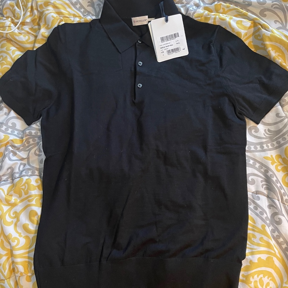 Moncler Mens maglia tricot polo size XL